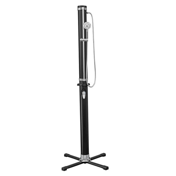 Gartendusche mit Duschkopf und Standfuß