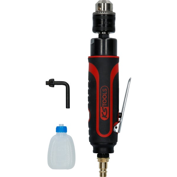 Technische Zeichnung eines KS Tools Druckluft-Bohrmaschine