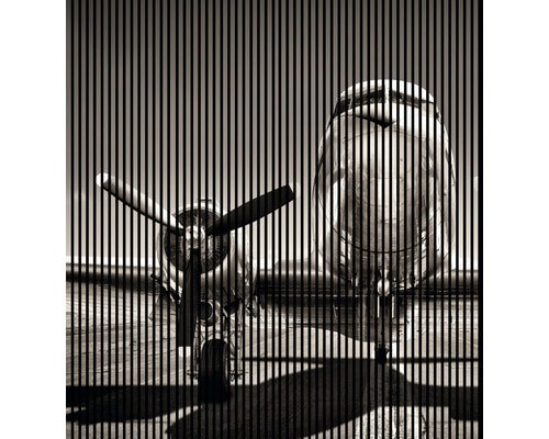 Akustikpaneel digital bedruckt Flieger 1 19x2253x2400 mm Set = 4 Einzelpaneele