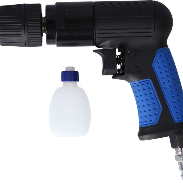 Druckluftbohrmaschine mit Ölflasche