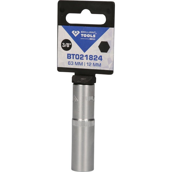 Brilliant Tools Steckschlüssel-Einsatz, 3/8 Zoll, 63 Millimeter lang