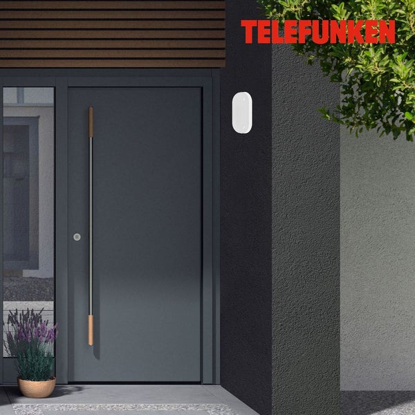 LED Wandleuchte 15W weiß Kunststoff Telefunken