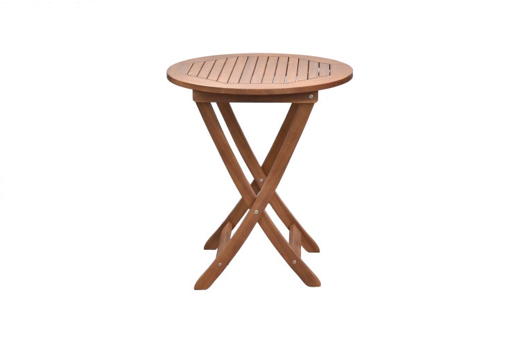 Gartentisch, klappbar, rund 65 cm, Akazie