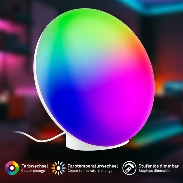 LED Tischlampe LED Tischleuchte Dimmbar Touch Fernbedienung RGBIC CCT Gaming