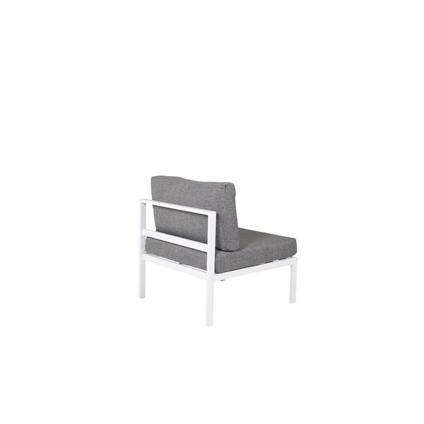 Copacabana Gartensofa Mittelsegment weiß. 70 X 74 X 66 cm