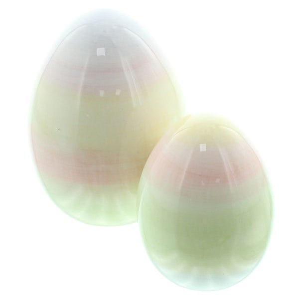 FRANK FLECHTWAREN | Ei Pastell, 2er Set, PORZELLAN, H: 9 cm, H: 12 cm