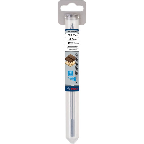 Bosch PRO Wood Holzschlangenbohrer 7 x 95 x 160 mm - 2608585695