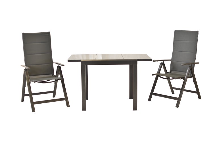 Gartentisch mit zwei Gartensesseln