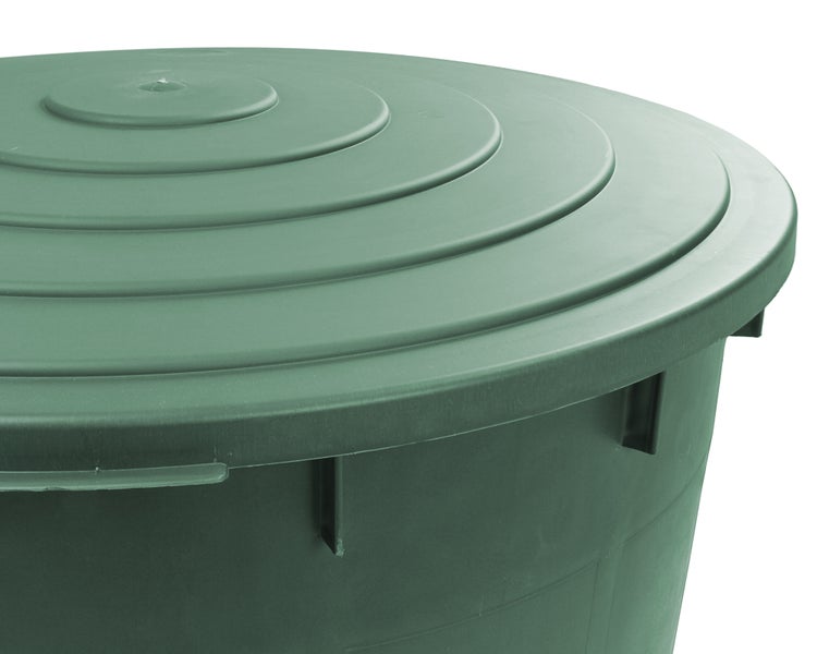 Ondis24 Regentonne mit Deckel und Hahn 500 L Aqua Regenfass XXL Wassertank