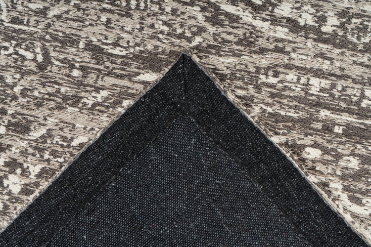 Kurzflor Teppich Sabina Grau Vintage, Used-Look 80 x 150 cm