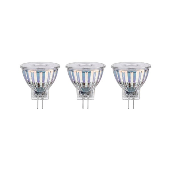 Standard 12V LED Reflektor GU4 3x345lm 3x4,2W 2700K Silber