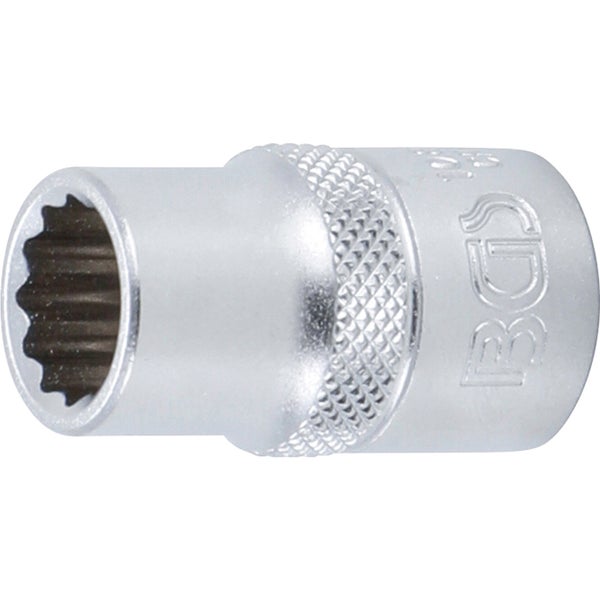 BGS Steckschlüssel-Einsatz Zwölfkant Antrieb Innenvierkant 12,5 mm (1/2) SW 1/2  - 10822