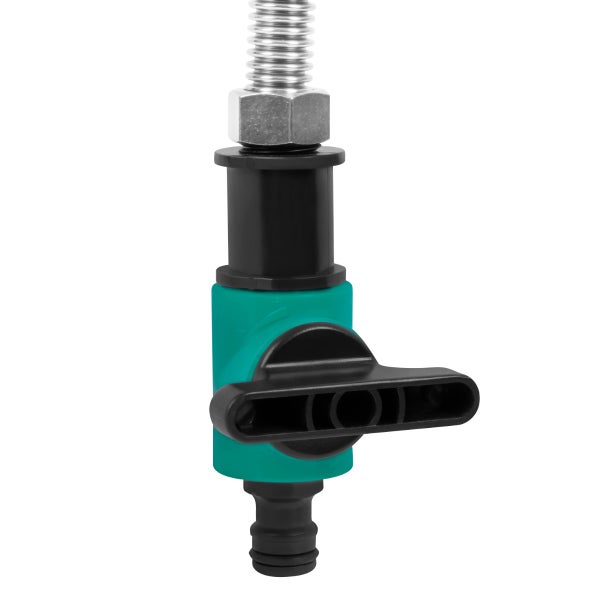 VONROC Regenfasspumpe Elektrisch - Tauchpumpe für Regenwassertonne 23V - 400W - 5200 l/h - Trockenlaufschutz - Universal-Schlauchkupplung