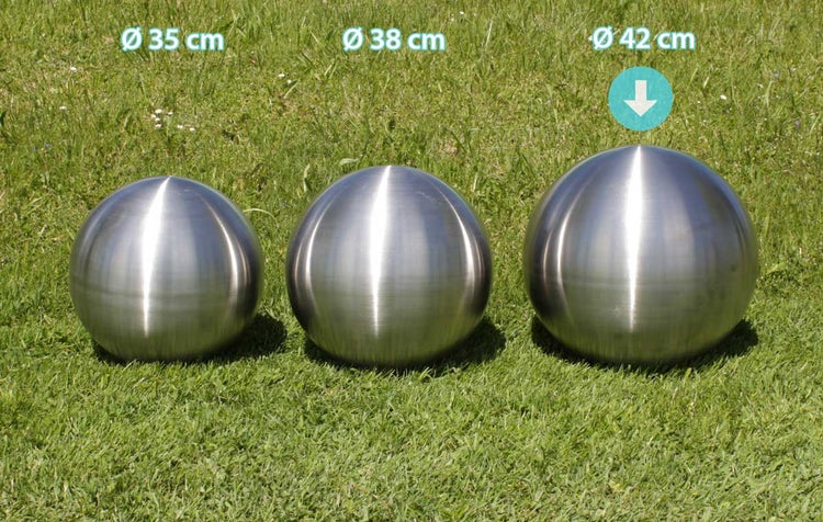 Edelstahlkugel Gartenkugel Dekokugel SferaInox 42cm matt 10978