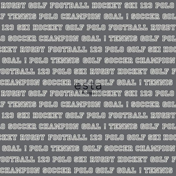 Sportarten und Wörter Muster