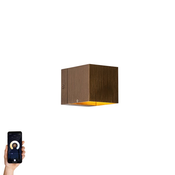Smart Wandleuchte Dunkelbronze 8 cm inkl. Wifi G9 - Transfer