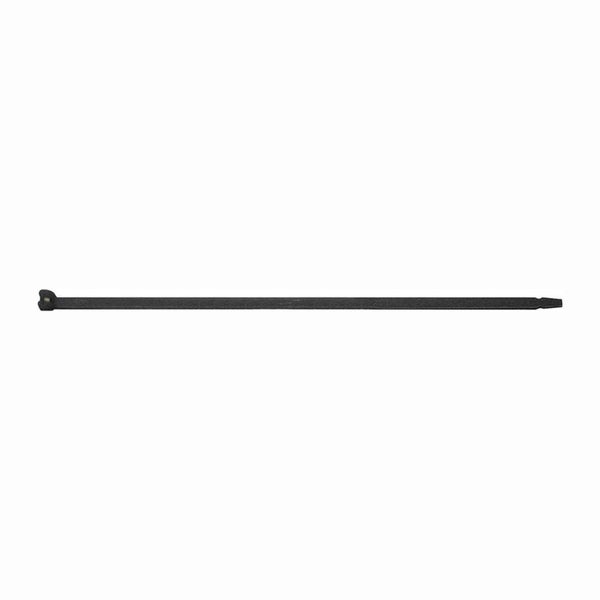 SAPISELCO 100x Kabelbinder Länge 186 mm Breite 4,5 mm schwarz mit Stahlnase - MET.3.2123R