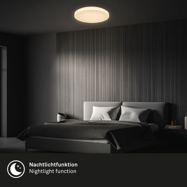 LED Deckenlampe LED Deckenleuchte Wohnzimmer Dimmbar Fernbedienung CCT Flur