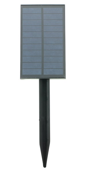 FRANK FLECHTWAREN | LED-Solarstrahler Spotlight, KUNSTSTOFF, H:15cm, mit Stecken 35cm