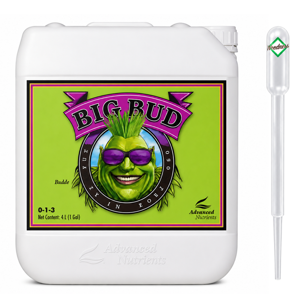 Advanced Nutrients Big Bud Pflanzenduenger 4 Liter Kanister mit Dosierpipette