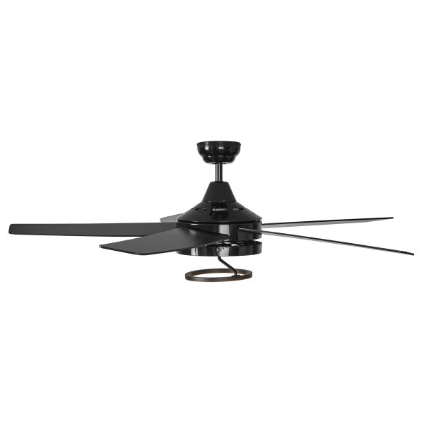 Deckenventilator mit Beleuchtungsring und mehreren Flügeln zur Deckenmontage