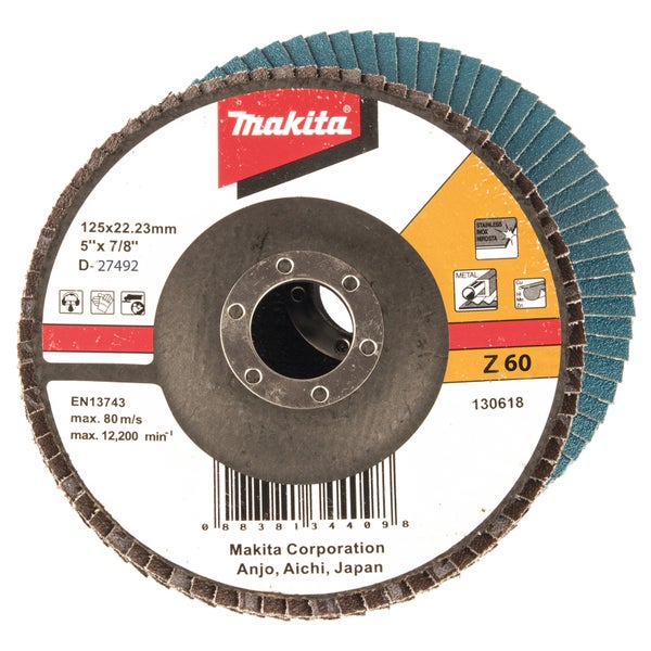 Makita Fächerschleifscheibe 125 mm Z60 - D-27492