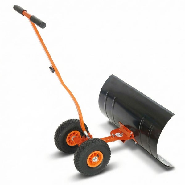 Schneeschieber mit Rädern für den Winterdienst