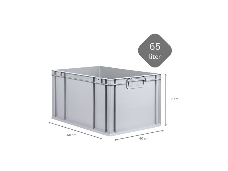PROREGAL SparSet 10x Eurobox NextGen Grip HxBxT 32 x 40 x 60 cm 65 Liter