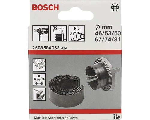 Lochsäge Set Bosch 46-81 mm 6-tlg