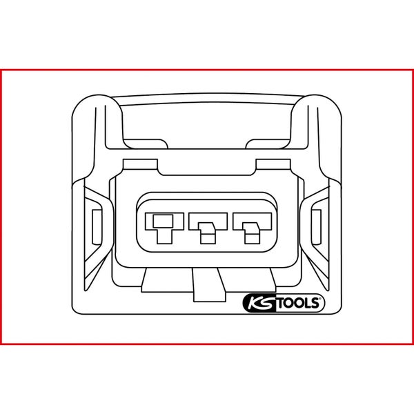 KS TOOLS Universal Kabel-Entriegelungswerkzeug-Satz 3tlg. - 154.0015