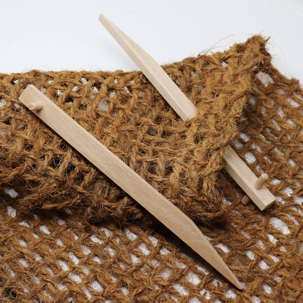 100 Erdanker aus Buchenholz I Holz Bodenanker Holzpﬂock Befestigungsanker