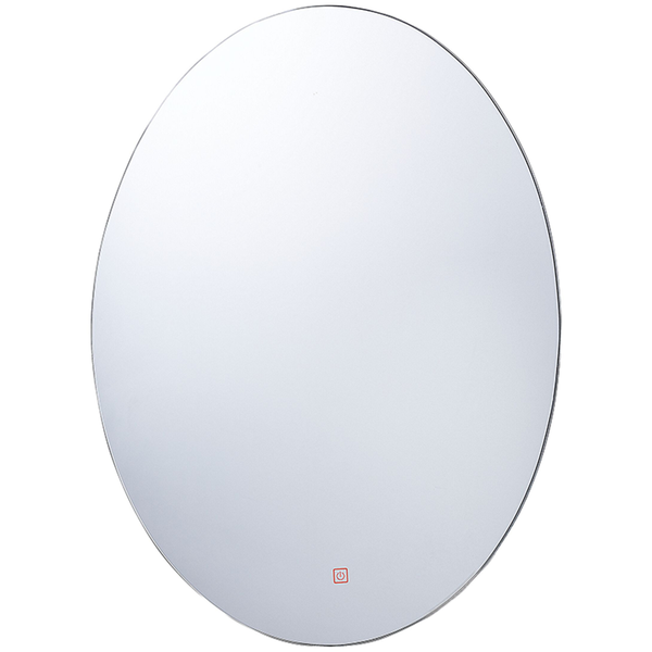 LED-Badezimmer-Spiegel MAZILLE 60 cm 80 cm Silber