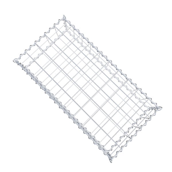 Gabione 100 cm x 20 cm x 50 cm (L x H x T), Maschenweite 10 cm x 10 cm, Spirale