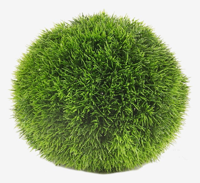 Kunstgras Schilfgras Kugel Opal, grün, Ø 25cm - Deko Gras/Ziergras