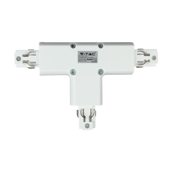 LED-Schienenleuchten - Stromschienenverbinder 4T - IP20 - Weiß