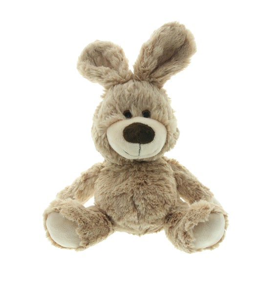 FRANK FLECHTWAREN|Kuschelhase Flocke, GH: 32 cm, POLYESTER