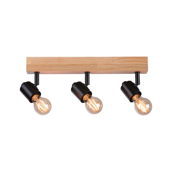 LED Spotlight Arvid E27 230V max. 3x20W dimmbar Schwarz