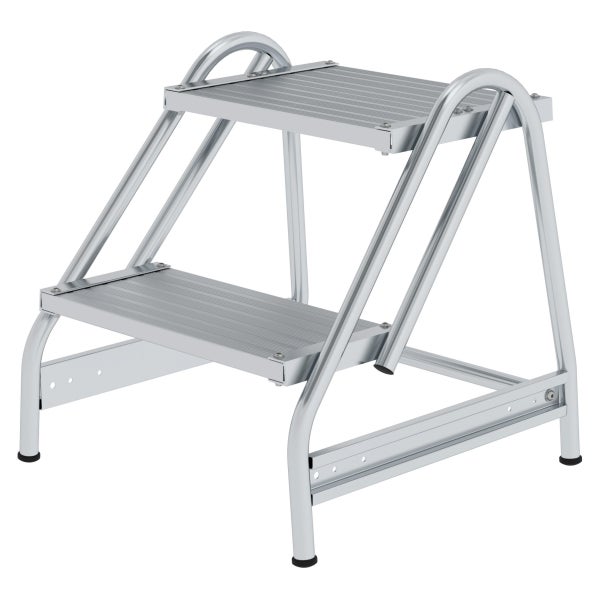Aluminium Trittstufe mit zwei Stufen für den Innen- und Außenbereich