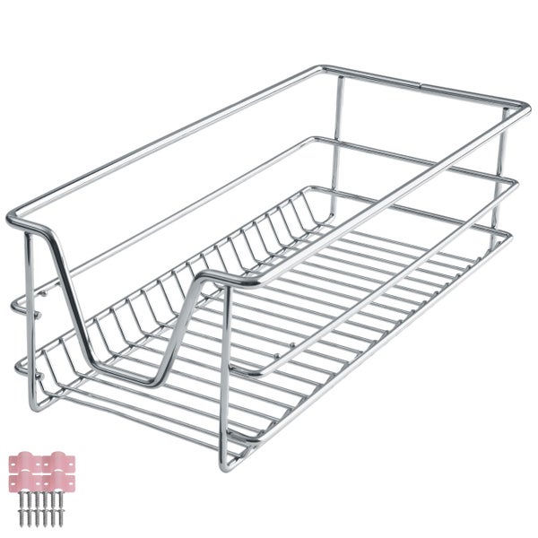 Auszugschrankkorb aus Metall mit Befestigungsmaterial