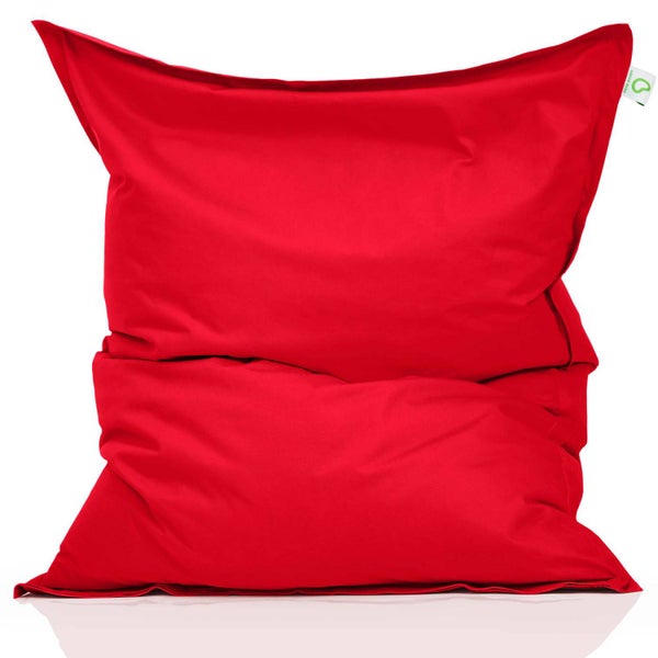 Green Bean Indoor Sitzsack XXL 140x180cm 380 Liter Kinder & Erwachsene Bean Bag EPS Perlen Füllung Riesensitzsack Groß Liegekissen Sitzkissen - Rot