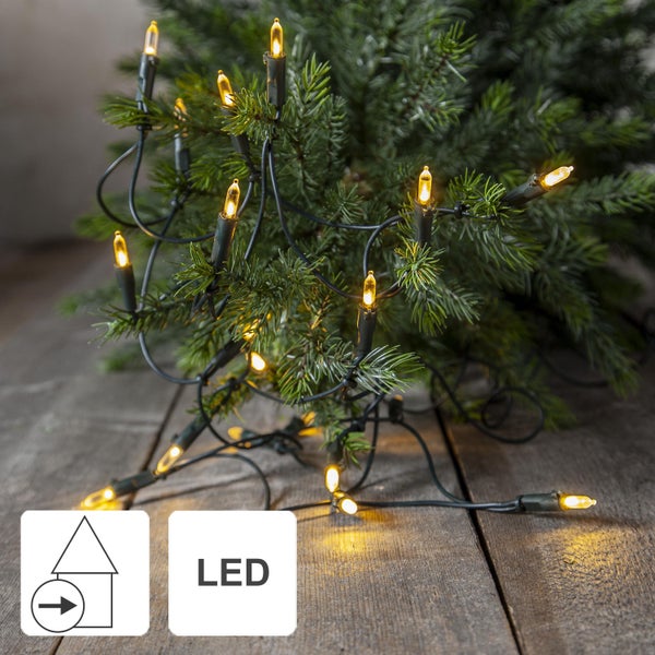 LED-Lichterkette für den Innenbereich mit Symbol für Innenraum geeignet und LED Symbol