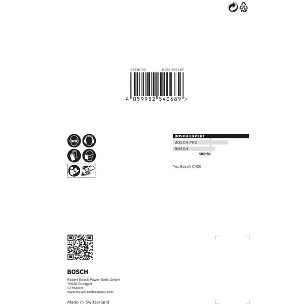 Bosch 10x Expert M480 Schleifnetz für Multischleifer 100 x 150 mm G 220 - 2608900730