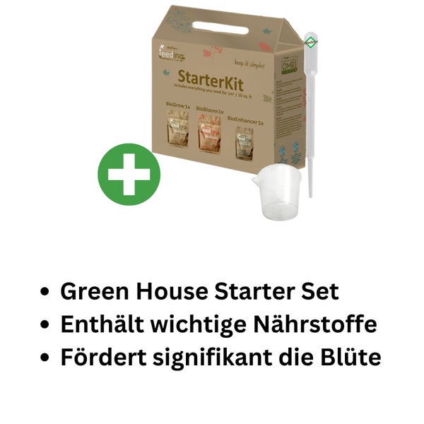 Green House Feeding Bio Starter Set – All-in-One Komplettdünger für biologischen Anbau