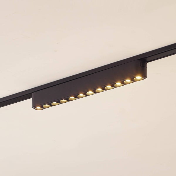 Lindby LED Lumaro (Modern) in Schwarz (10 flammig, ) Wohnzimmerleuchte