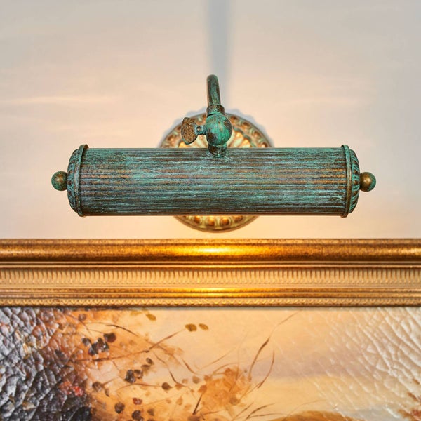 Lindby Wandleuchte, Wandlampe Innen Beno (Retro Vintage Antik) in Bronze aus Metall (1 flammig E14) - Bilderleuchte Wandstrahler Wandbeleuchtung Schlafzimmer / Wohnzimmer Wohnzimmerleuchte