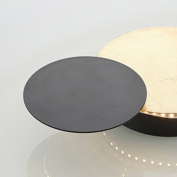 Lindby LED Wandleuchte, Wandlampe Innen Grazyna (Modern) in Schwarz aus Metall (3 flammig ) - Wandstrahler Wandbeleuchtung Schlafzimmer / Wohnzimmer Wohnzimmerleuchte