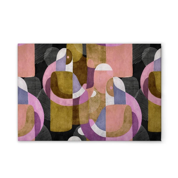 Teppich mit abstraktem geometrischen Muster