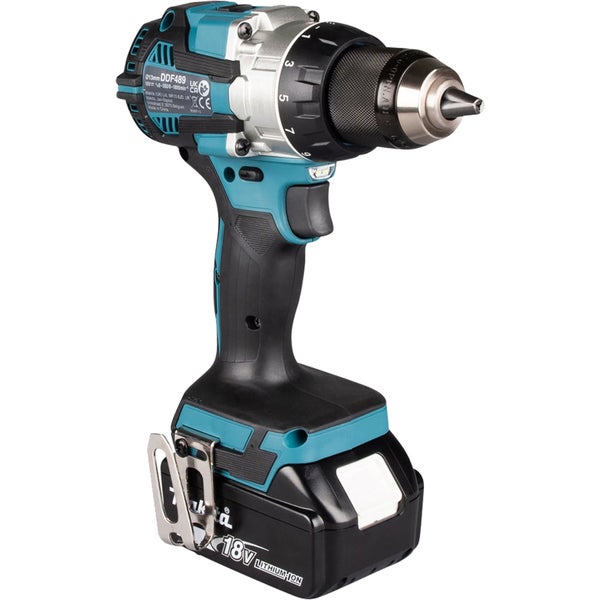 Makita DDF489RTJ Akku-Bohrschrauber 18 V / 2x 5,0 Ah Akku + Ladegerät im MAKPAC