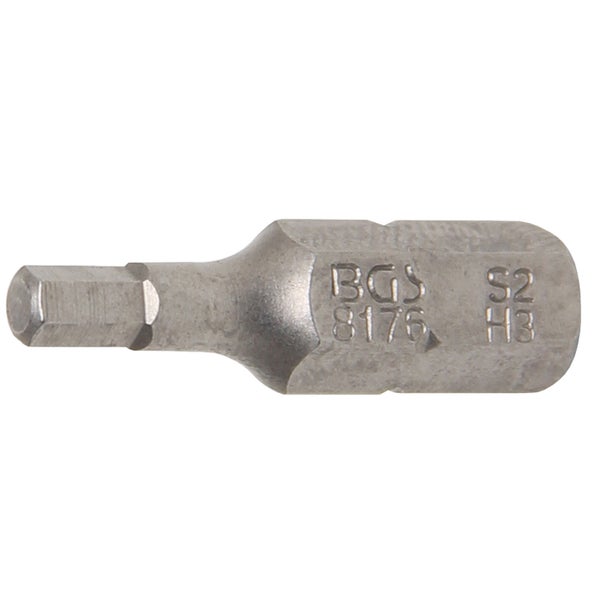 BGS Bit Antrieb Außensechskant 6,3 mm (1/4) Innensechskant 3 mm - 8176