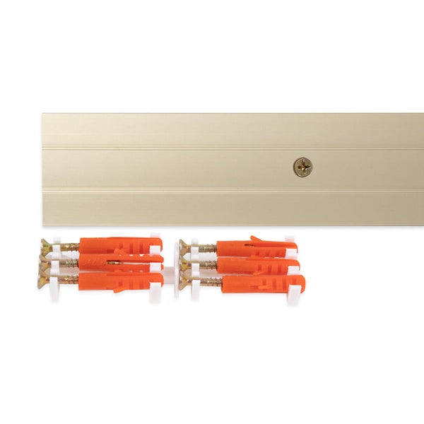 FLOORDIREKT Übergangsprofil - Übergang zwischen Bodenbelägen - Breite: 38 mm - Sahara - Vorgebohrt - 100 cm